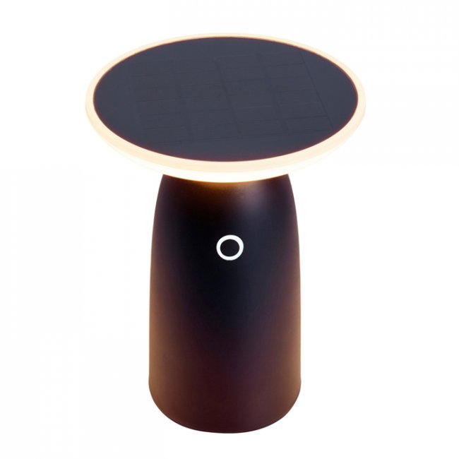 Lampe Solaire de Table Lada Usb Noire 3000°K 100-500-1000 Lumens