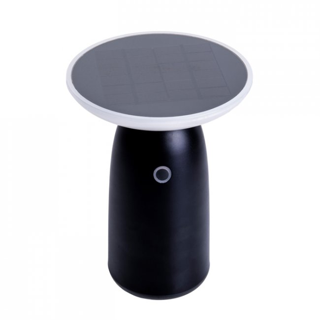 Lampe Solaire de Table Lada Usb Noire 3000°K 100-500-1000 Lumens