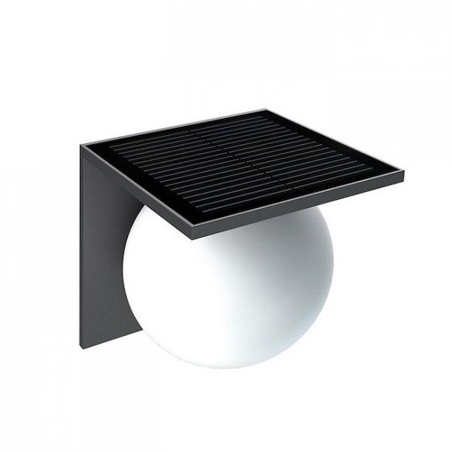 Applique Solaire Puissante Boule L26 1000 Lumens 4000°K Détecteur  