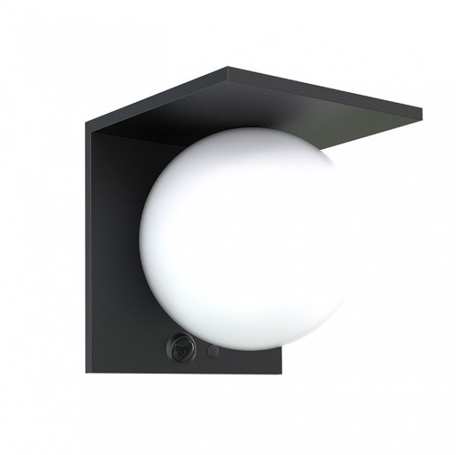 Applique Solaire Puissante Boule L26 1000 Lumens 4000°K Détecteur  