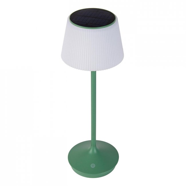 Lampe Solaire de Table 370 Lumens Emma Usb Blanc-Vert Dimmable 2700-3000-4000°K 