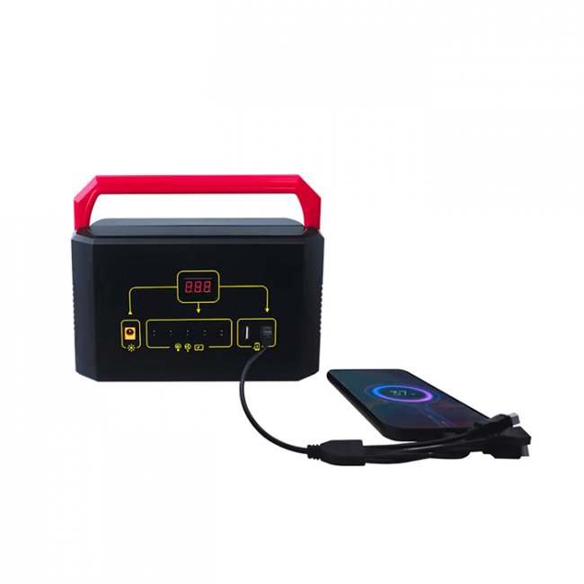 Kit d'Eclairage Solaire 12V 30W KL030 Chargeur Lithium LifePo 3 Lampes 810 Lumens