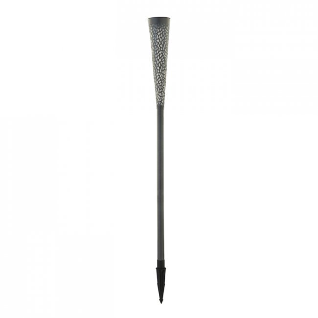 Lampe Solaire Design Torche Flamme Métal 1,10m 15 Lumens Plymouth