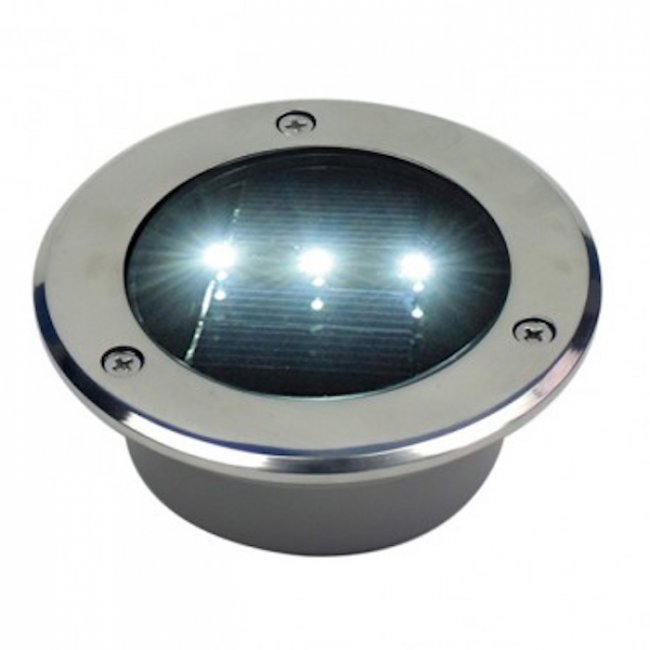 Spot Solaire Encastrable Puissant IP68 Inox Sol ZS-SB01