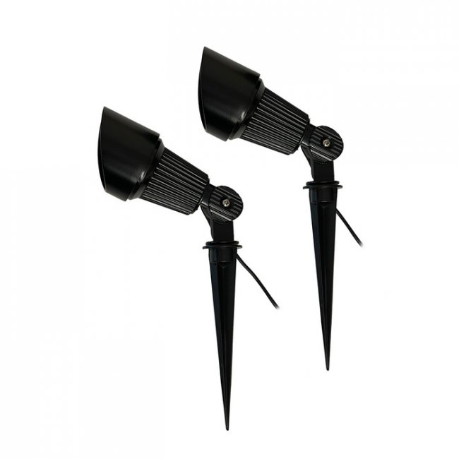 Spot Solaire Puissant Double Fonte d'Aluminium ZS-SPF600-11 600 Lumens