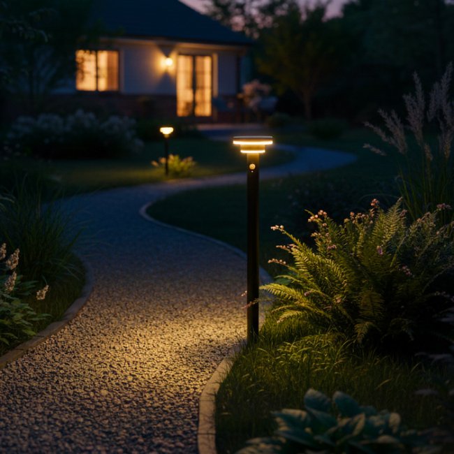 Borne Solaire Nova Détecteur 3 Modes 400 Lumens 3000°K