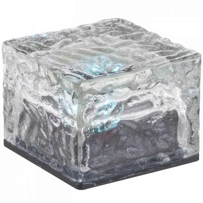 Pav&eacute;s Solaires en Verre RGB Couleurs Changeantes Lot de 4