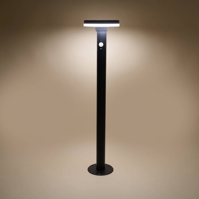 Borne Solaire Piltz-3 D&eacute;tecteur 3 Modes 600 Lumens 4000&deg;K 850mm