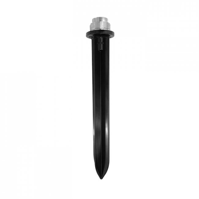 Borne Solaire Puissante 245 Lumens D&eacute;tecteur Aluminium Palma 650mm 3000&deg;K