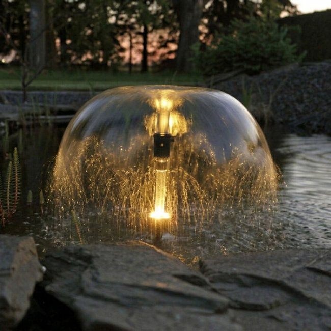 Pompe Solaire Jet d'Eau Batterie et Led 1100L/H 22Wc Programmable NSP5