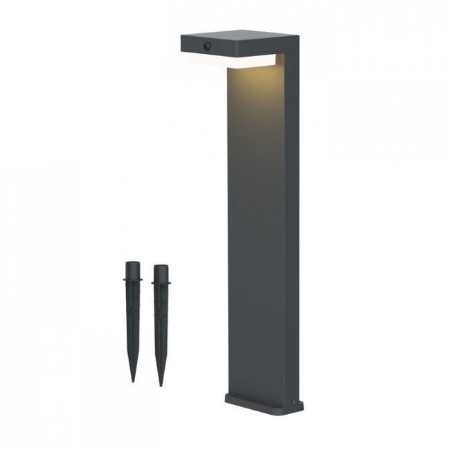 Borne Solaire Hybride D&eacute;tecteur 50/400 Lumens 2 Modes Dawson 700mm