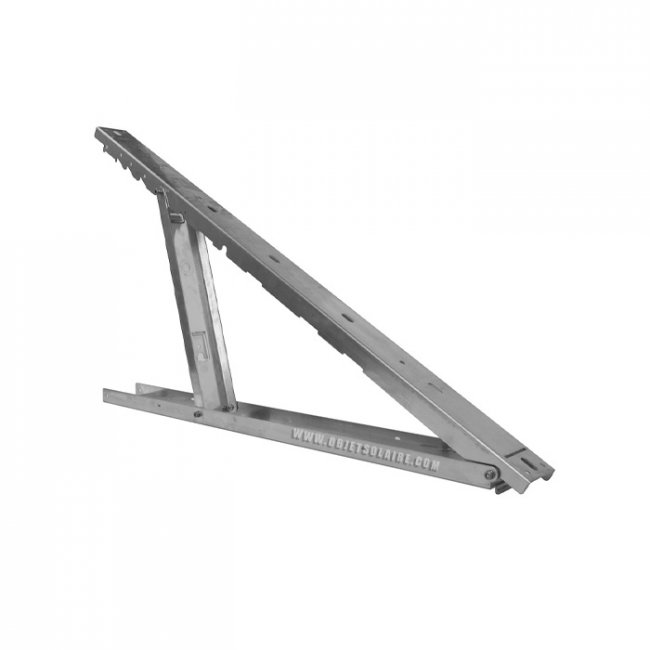 Support en Aluminium Sol Règlable 108 cm pour Panneaux Solaires