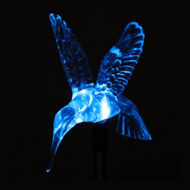 Colibri Flottant Solaire - Décor De Jardin Réaliste à Énergie Solaire Ou Piles