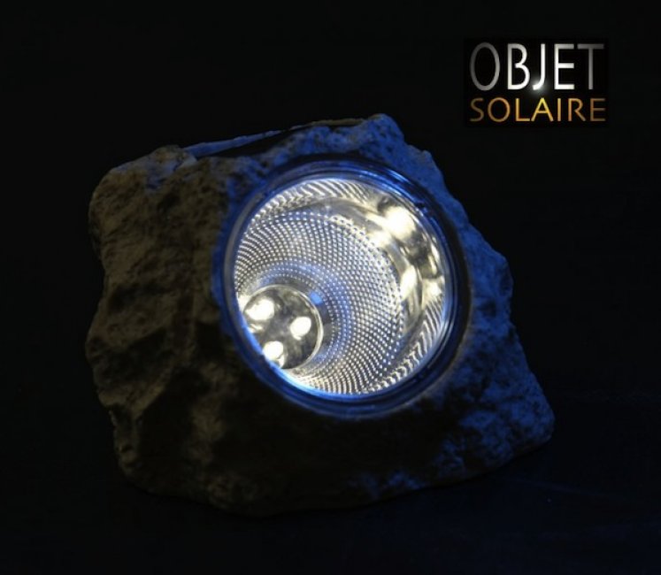 Rocher Spot Solaire Luxform 6 Lumens