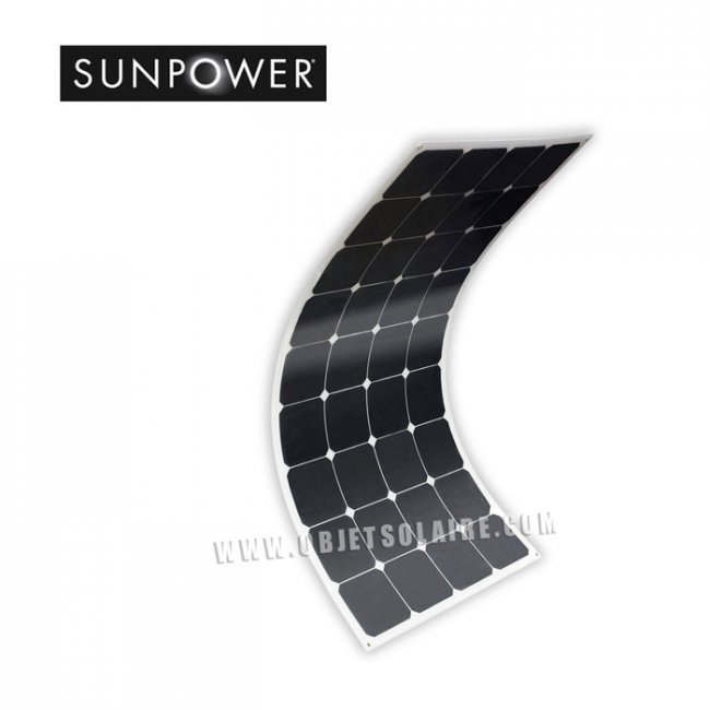 Panneau Solaire Souple Cellules Sunpower  100 W 12v