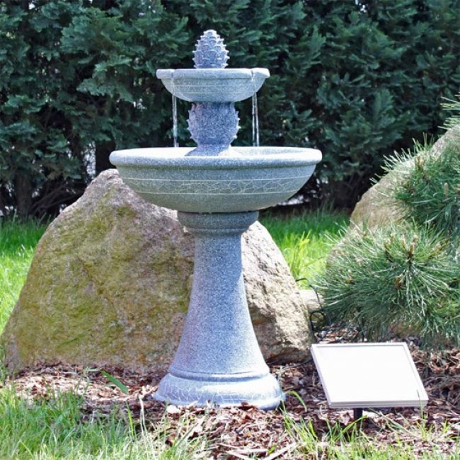 4W Fontaine Solaire Exterieure De Jardin, Pompe De Fontaine Solaire pour Bassin à Poisson