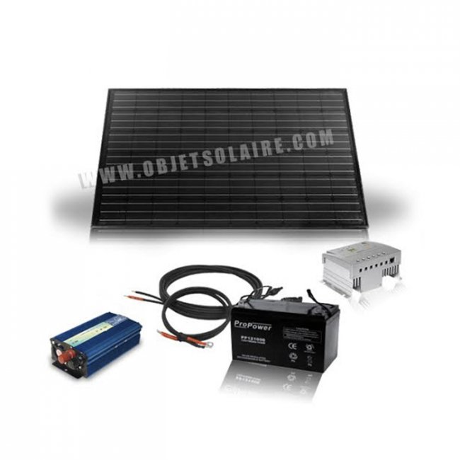 Kit Solaire Complet 275Wc -12V-100Ah-230v-mono