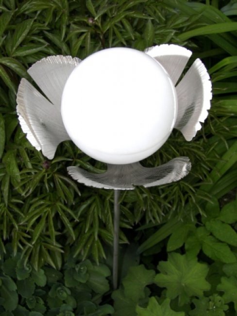 Lampe Solaire d'Art Ginko Inox