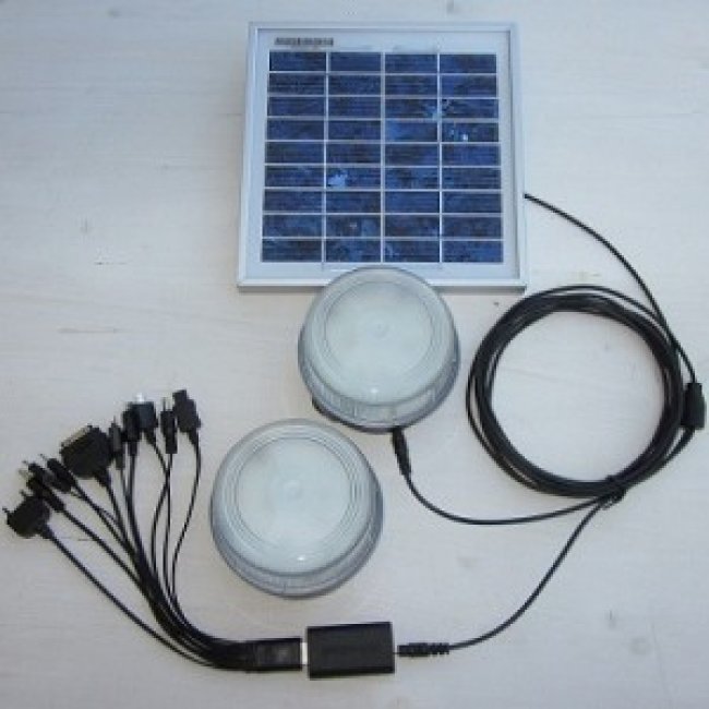 Kit Eclairage Solaire SOLT 2 Lampes 160 Lumens