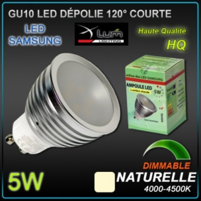 SPOT LED GU10 Samsung 5W dimmable