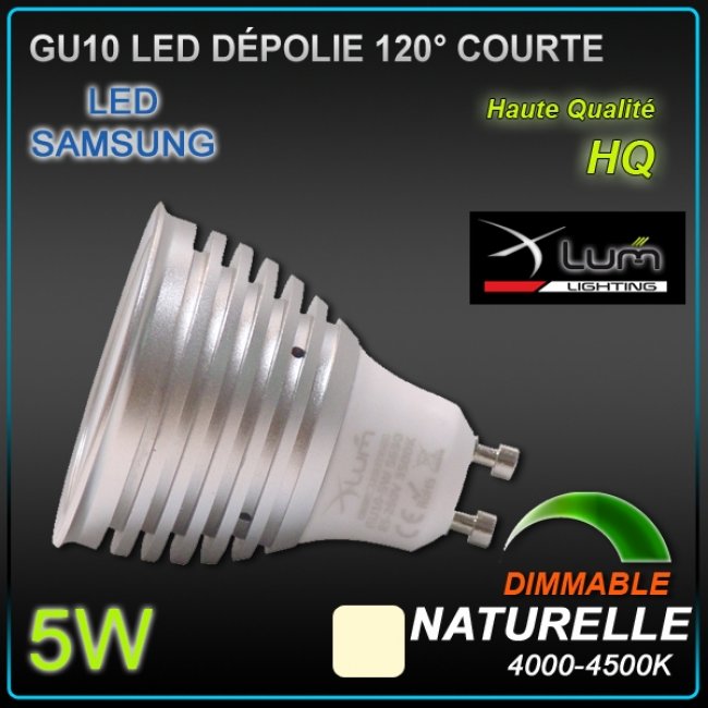 SPOT LED GU10 Samsung 5W dimmable