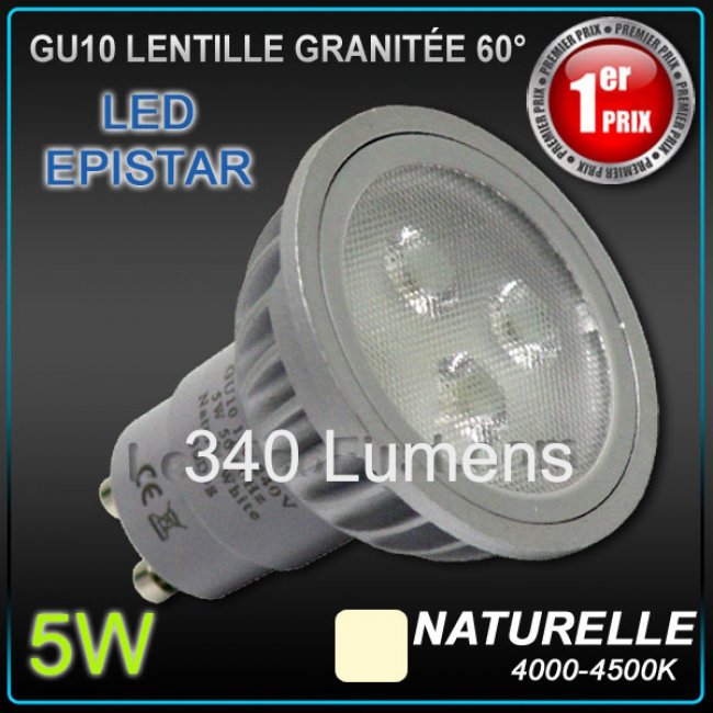Ampoule LED GU10 EPISTAR 5W