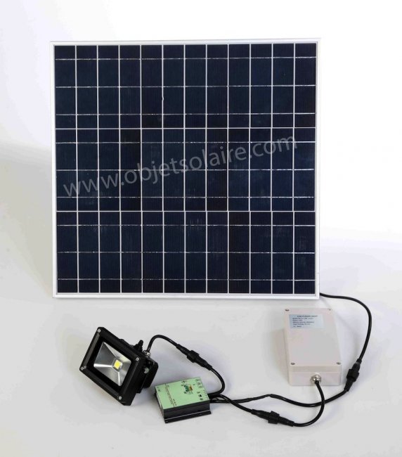 Projecteur Solaire Puissant 1000 Lumens Programmable Timer ZS-210