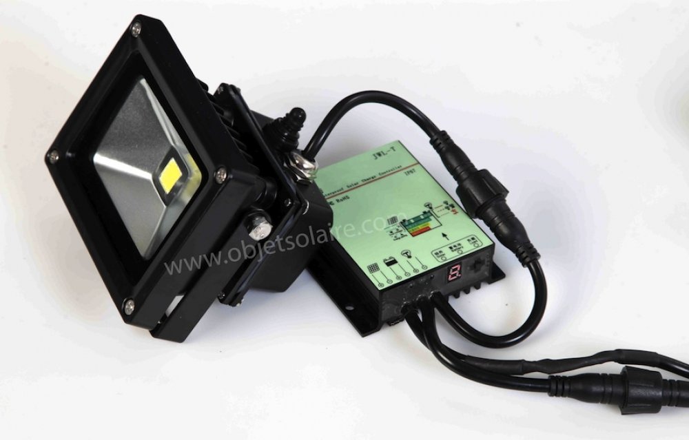 Projecteur Solaire Puissant 1000 Lumens Programmable Timer ZS-210