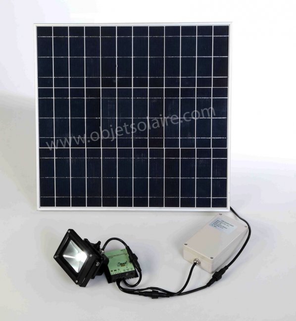 Projecteur Solaire Puissant 1000 Lumens Programmable Timer ZS-210