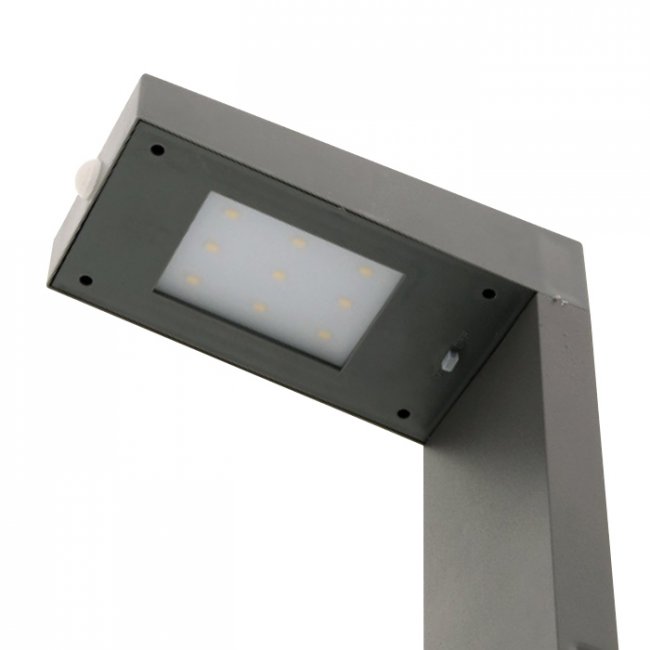 Borne Solaire Puissante Détecteur Alberta 100 Lumens