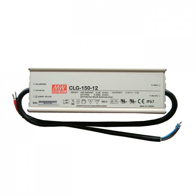 Transformateur d'alimentation d'énergie pour bandes LED - 12v - 100 watts  IP67 