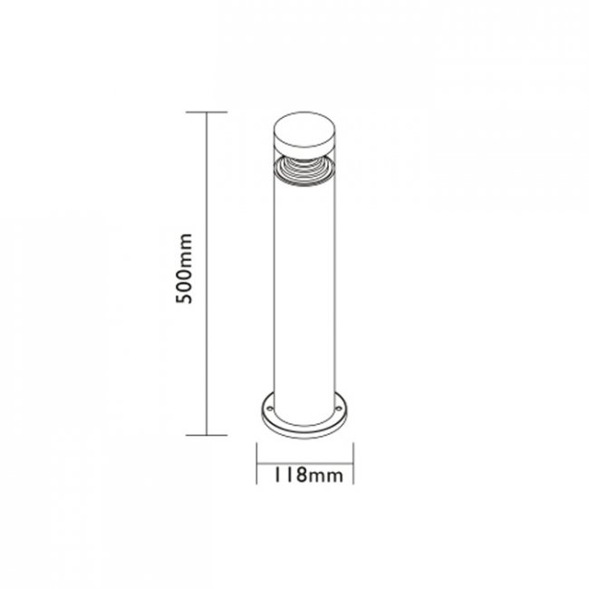 Borne Extérieure Led 12V Canberra 50 cm Easy Connect