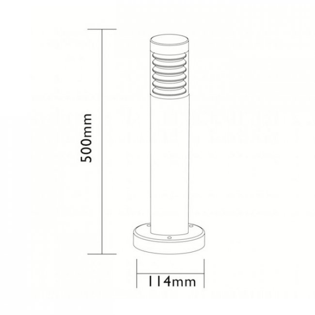 Borne Extérieure 12V Led Inox Quebec Easy Connect 255 Lumens