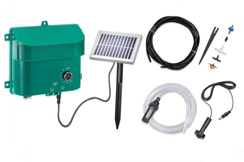 Arrosage solaire - Kit arrosage solaire automatique - jardin