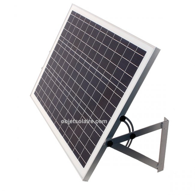 Support de Fixation mural panneau solaire J 50 W-Projecteurs ZS - kit