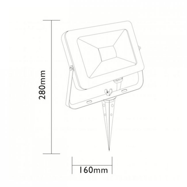 Projecteur Led 12V Basse Tension Easy Connect 800 Lumens Gladstone 