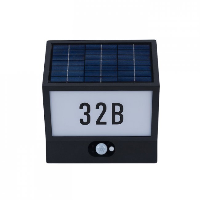 Applique Solaire Puissante 210 Lumens Numéro de Maison Andrée