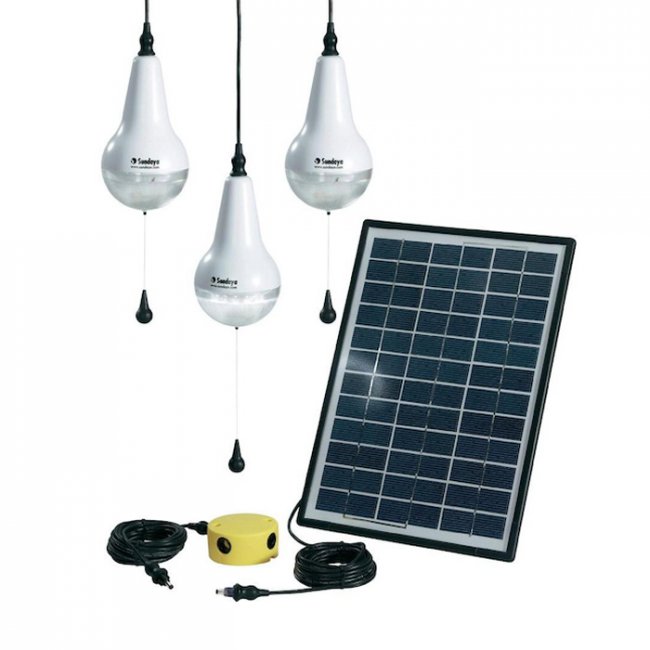 Kit Eclairage Solaire Ulitium 3 Lampes Led 720 Lumens