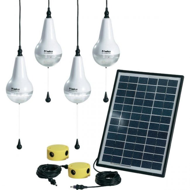Kit Eclairage Solaire Ulitium 4 Lampes 960 Lumens