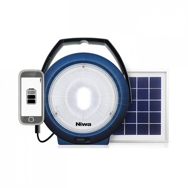 Kit Eclairage Solaire 300 Lumens Chargeur Niwa