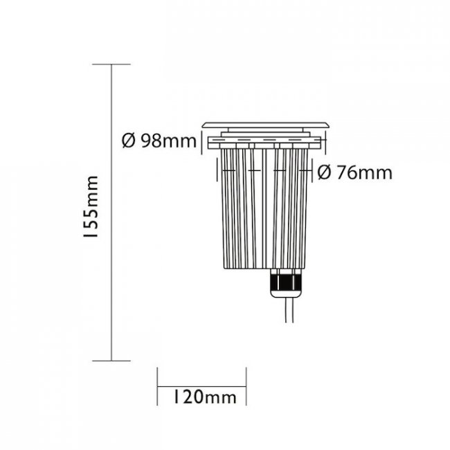 Spot Encastrable Led Inox 12v Orientable Easy Connect York 400 Lumens