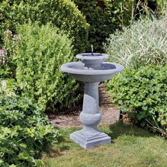 Fontaine Solaire Bain d'Oiseaux Smart Chatsworth 