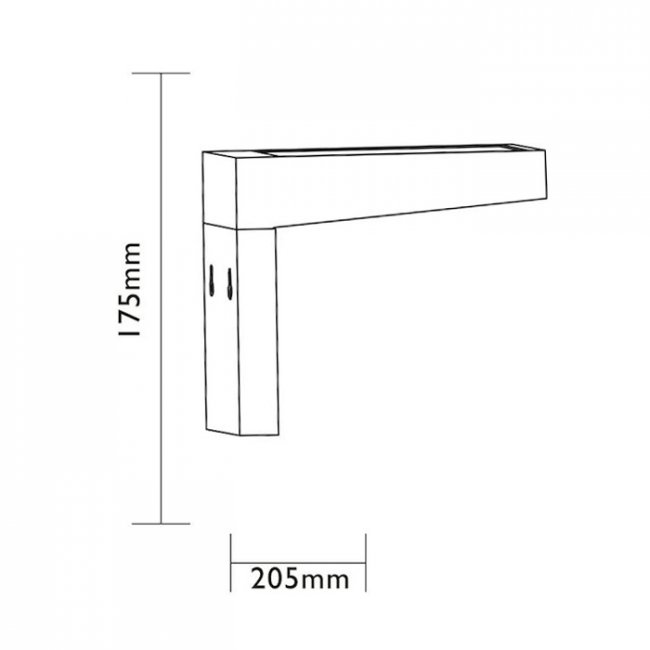 Applique Solaire Détecteur Alberta 100 Lumens