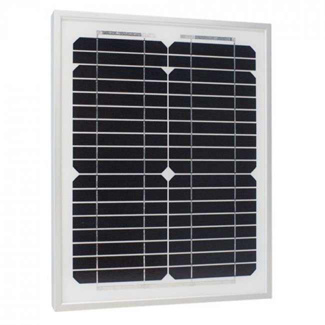 Panneau Solaire Monocristallin 10W 12 v Sun+