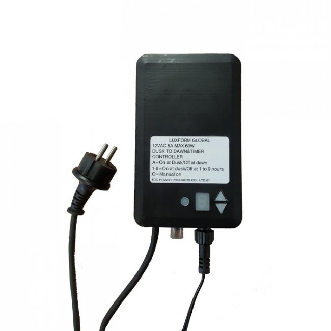 Transformateur Extérieur Timer Programmable 12V 60W Easy Connect