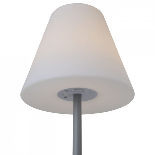 Lampadaire Solaire de Terrasse sur Pied Nave 200-800 Lumens USB Blanc + RGB