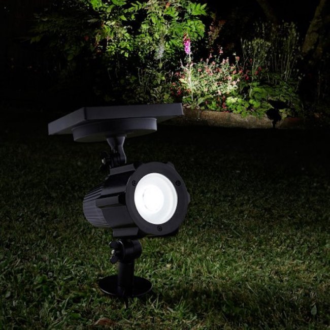 Spot Solaire Jardin Puissant 70 Lumens Aluminium Optima