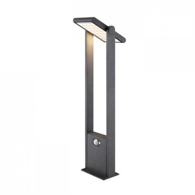 Borne Solaire Puissante Pop 150 Lumens Détecteur Anthracite Aluminium 600mm 4000°K