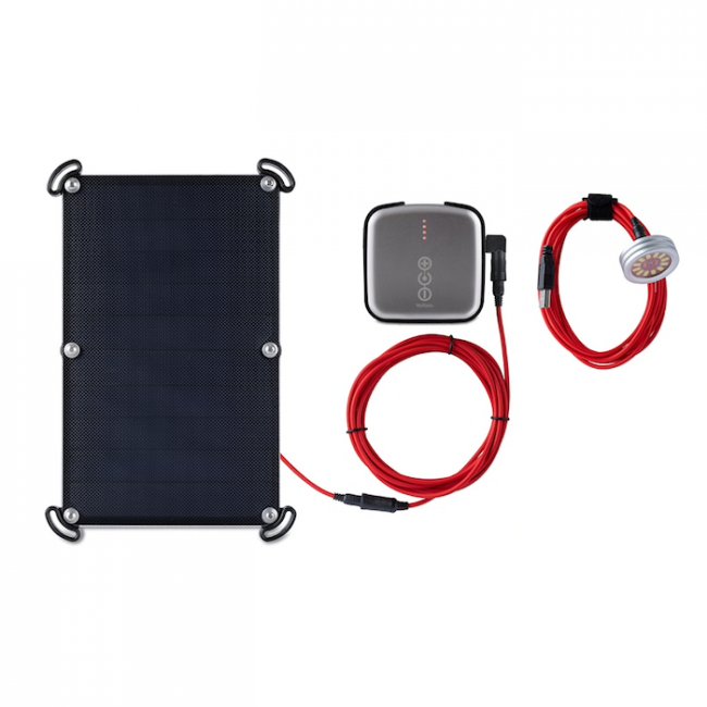 Kit Eclairage Solaire Chargeur 1 Lampe Touch IP67 Voltaïc 200 Lumens 