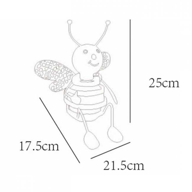 Abeille Solaire Métal